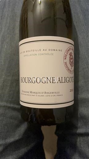 Bourgogne Bourgogne Aligoté Domaine Marquis Angerville 2021