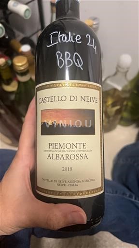 Piamonte Castello di Neive Albarossa 2019