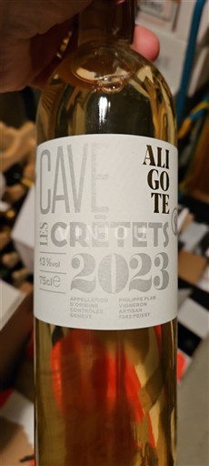 Ginevra Ginevra DOC Cave des Crêtets Aligoté 2023