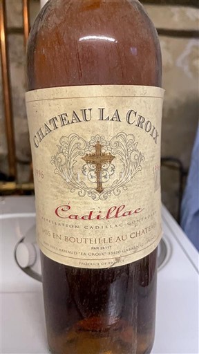 Burdeos Cadillac Château La Croix 1996