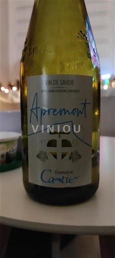 Savoie and Bugey Apremont Domaine Cartier Non-Vintage