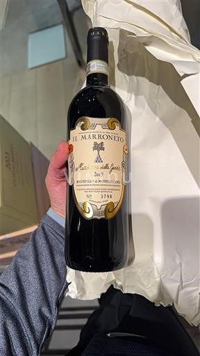 Toscane Brunello di Montalcino Il Marroneto Madonna delle Grazie 2019