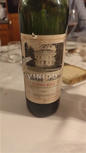 Bordéus Pomerol Château Taillefer 2007