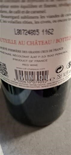 Bordeaux Saint-Émilion Grand Cru Grand Cru Château Canon 2015