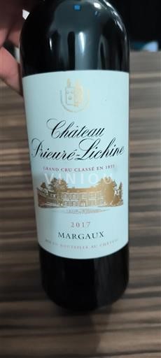 Bordeaux Margaux Grand Cru Prieuré-Lichine 2017