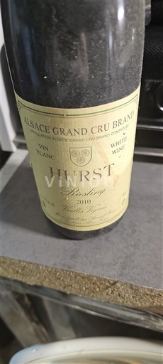 Alsace Ikke specificeret Grand Cru Hurst 2010