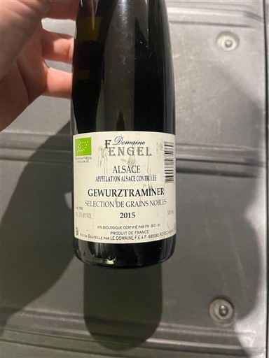 Elzas Sélection de Grains Nobles Domaine Engel 2015
