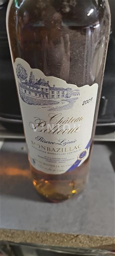 Sydvestfrankrig Monbazillac Château Bellevue Réserve Spéciale 2006