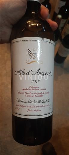 Bordeaux Château Mouton Rothschild Aile d'Argent 2017