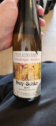 Elsass Vendanges Tardives Frey-Sohler 2011