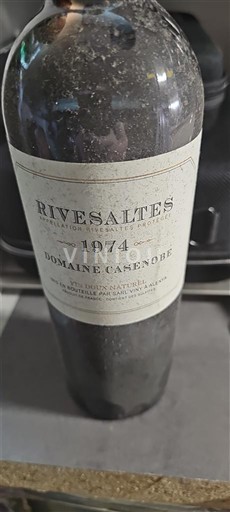 Roussillon Rivesaltes Domaine Casenobe 1974