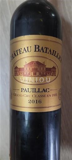 Bordeaux Pauillac Grand Cru Château Batailley 2016