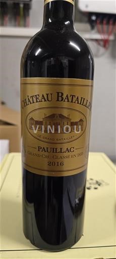 Bordéus Pauillac Grand Cru Château Batailley 2016
