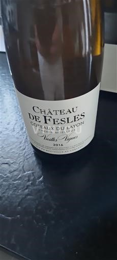 Dolina Loare Кото де Лејон Château Fesles Vieilles Vignes 2016