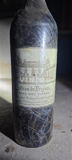 Bordeaux Saint-Émilion Grand Cru Grand Cru Classé Château Pressac 2016