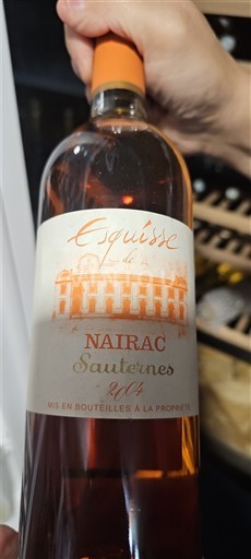 Bordeaux Sauternes Château Nairac Esquisse de Nairac 2014