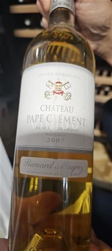 Bordeaux Pessac-Léognan Grand Cru Château Pape Clément 2007