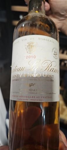 Bordeaux Sainte-Croix-Du-Mont Château La Rame 2010