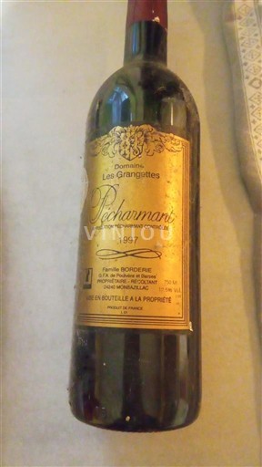 Sydvestfrankrig Pécharmant Domaine Les Grangettes 1997
