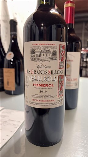 Bordeaux Pomerol Château Les Grands Sillons Amodís 2019