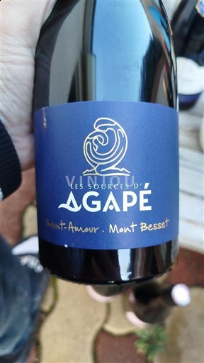 Beaujolais Saint-Amour Les Sources Agapé Mont Besset Neročník