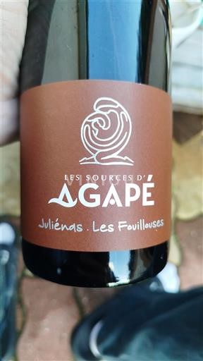 Beaujolais Juliénas Les Sources Agapé Les Fouillouses Neročník
