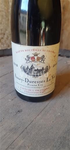 Burgundi Auxey-Duresses Premier Cru Caves De L'Orangerie Le Val 2018