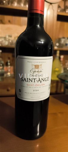 Burdeos Saint-Émilion Château Saint-Ange 2024