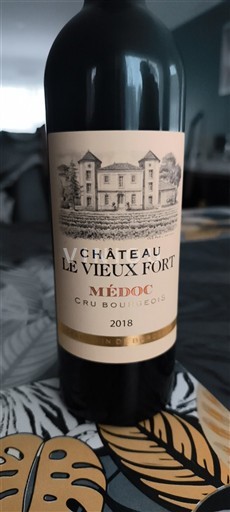 Bordeaux Médoc Cru Bourgeois Château Le Vieux Fort 2018