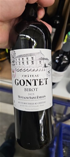 Bordeaux Montagne-saint-émilion Château Gontet Birot 2023