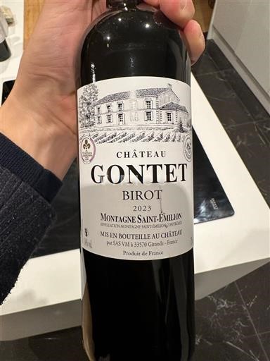 Бордо Монтань-Сент-Емільйон Château Gontet Birot 2023