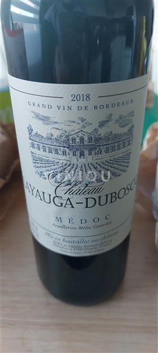 Burdeos Médoc Château Mayuga-Dubosc 2018