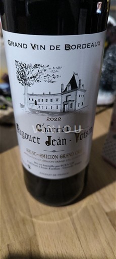 Bordeaux Saint-Émilion Grand Cru Grand Cru Château Lagouet Jean-Voisin 2022