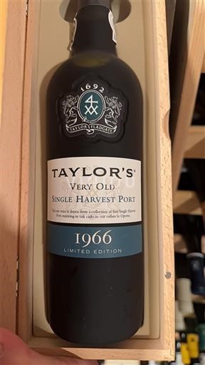 Portugalsko Portské Taylor's Very Old Single Harvest Port 1966
