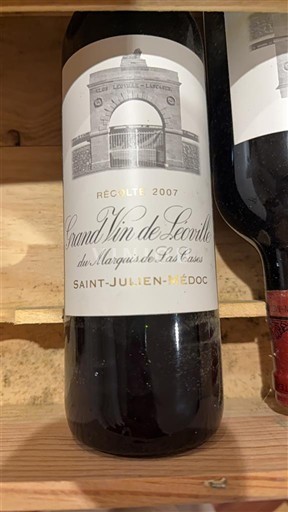 Bordeaux Saint-Julien Grand Cru Château Léoville-Las Cases Grand Vin de Léoville du Marquis de Las Cases 2007