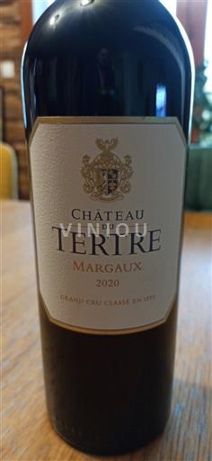 Bordeaux Margaux Grand Cru Château Tertre 2020