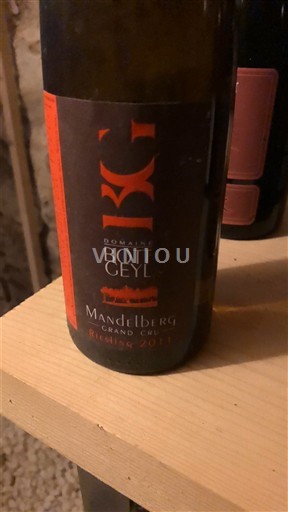 Alsace Riesling Grand Cru Domaine Bott-Geyl Mandelberg 2011