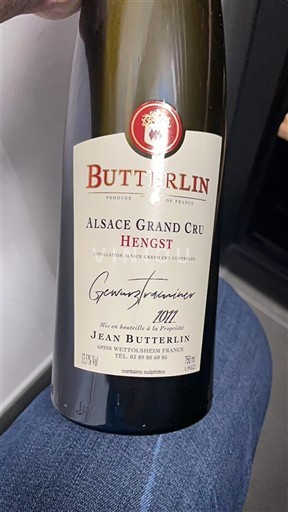 Alsace Ikke specificeret Grand Cru Jean Butterlin Hengst 2021
