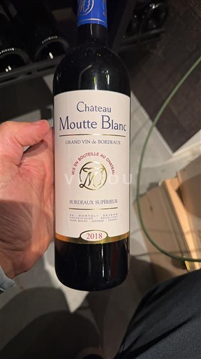Bordeaux Bordeaux supérieur Château Moutte Blanc 2018