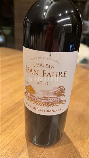 Bordeaux Saint-Émilion Grand Cru Grand Cru Château Jean Faure 2010
