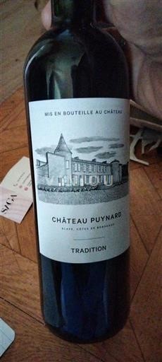Bordeaux Blaye-Côtes-de-Bordeaux Château Puynard Tradition 2018