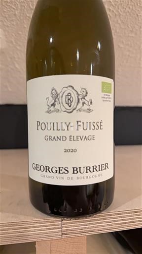 Burgundi Pouilly-fuissé Georges Burrier Grand Élevage 2020