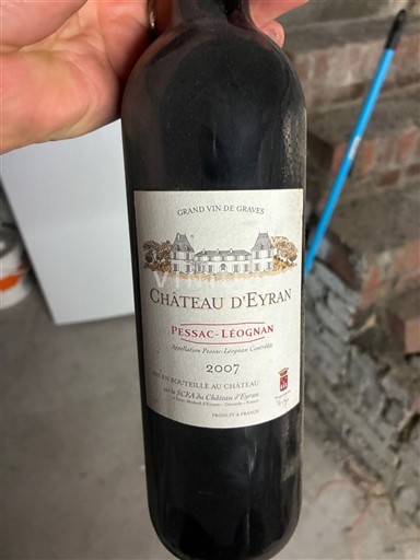 Bordeaux Pessac-Léognan Château Eyran 2007