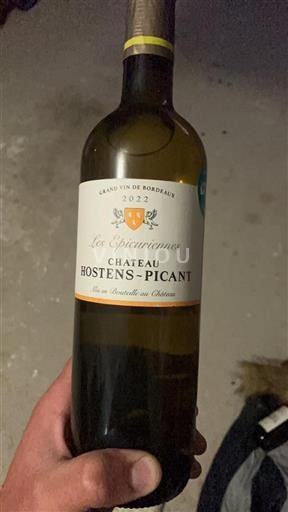 Bordeaux Sainte-Foy-Bordeaux Château Hostens-Picant Les Épicuriennes 2022