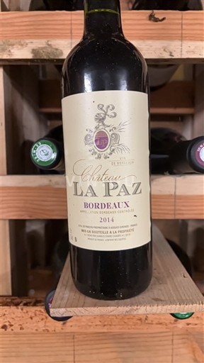 Bordeaux Château La Paz 2014