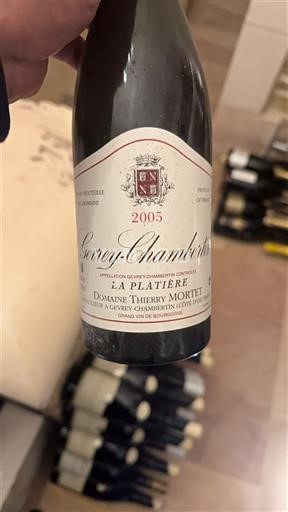 Bourgogne Gevrey-chambertin Domaine Thierry Mortet La Platière 2005
