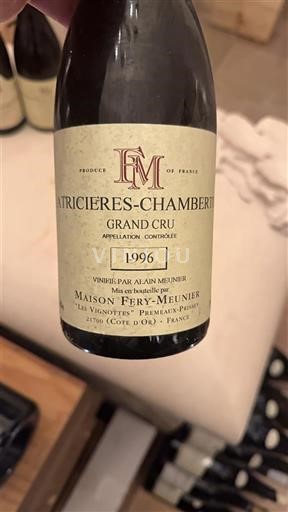 Borgogna Latricières-chambertin Grand Cru Maison Frey-Meunier 1996