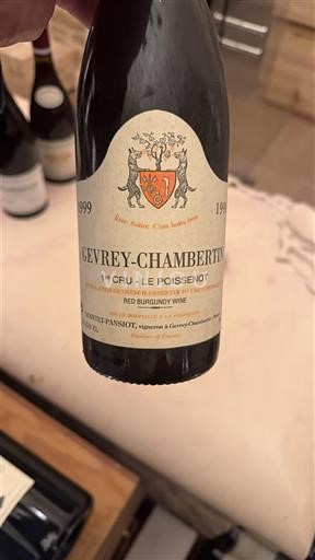 Bourgogne Gevrey-chambertin Premier Cru Domaine Geantet-Pansiot Le Poissenot 1999
