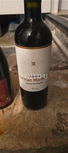 Burdeos Saint-Estèphe Château German Marbuzet 2012