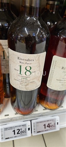 Roussillon Rivesaltes Marc Parcé Élevé 18 ans en barriques 1996